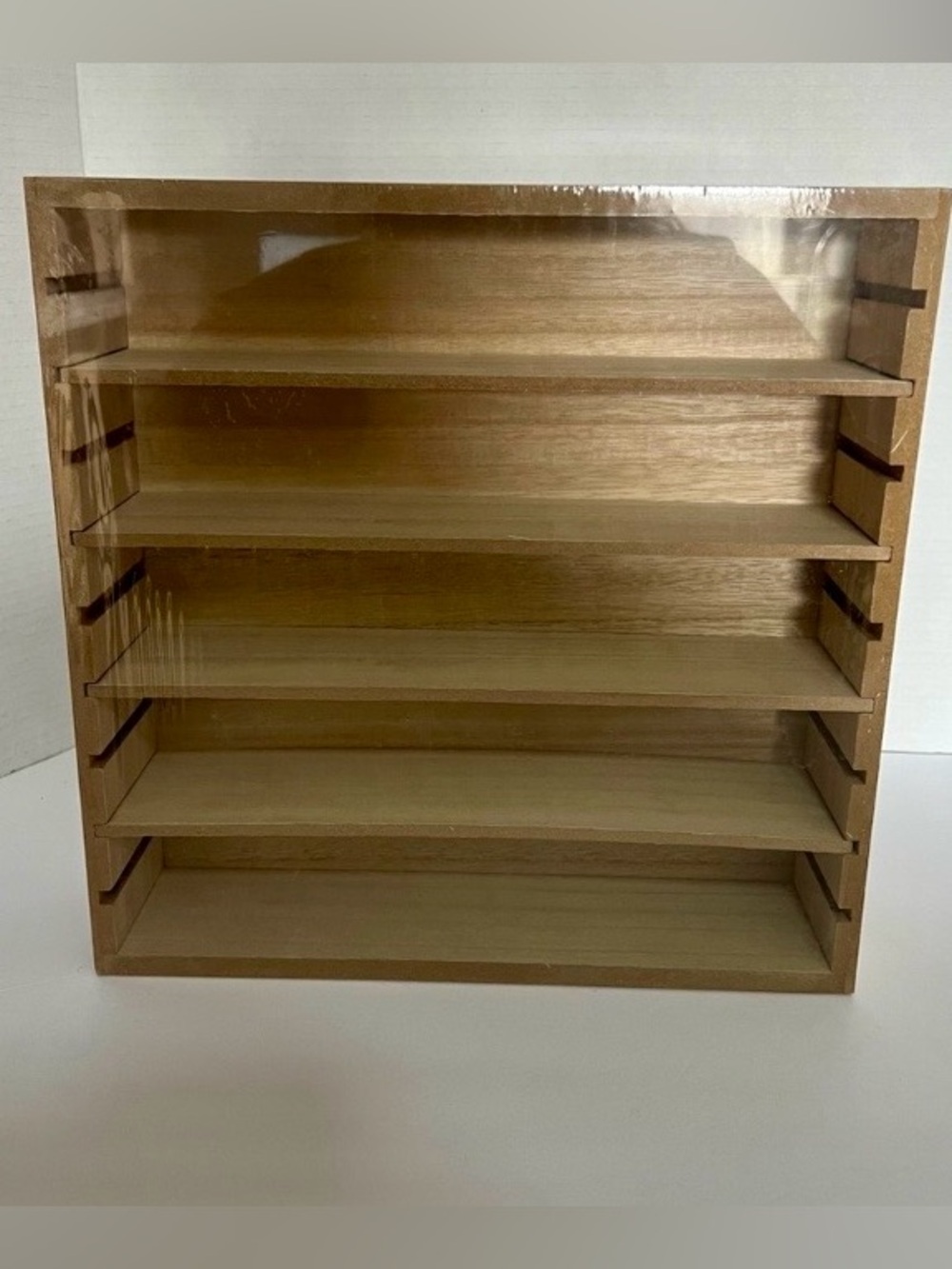 NEW - 12x12 Adjustable‎ Wood Shelf Target Bullseye's Display RETIRED Rare